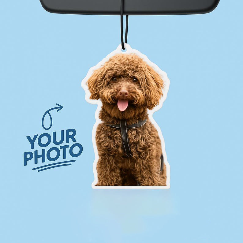 Photo Car Air Freshener, Memorial Pet Car Freshener, Custom photo Freshener, Custom Car Freshies, Personalized Gift, Custom Air freshener
