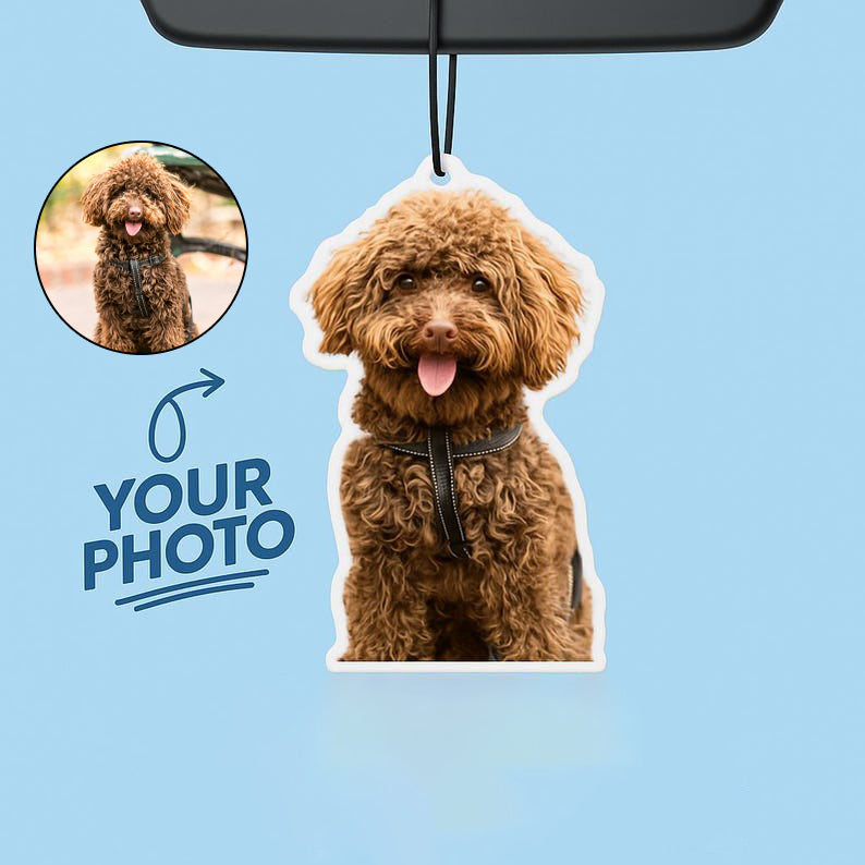 Photo Car Air Freshener, Memorial Pet Car Freshener, Custom photo Freshener, Custom Car Freshies, Personalized Gift, Custom Air freshener