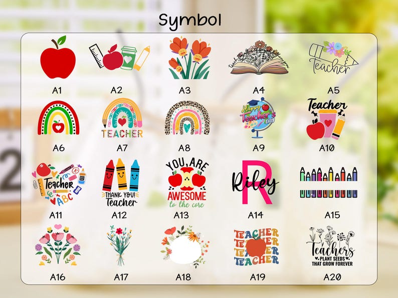 Custom Teacher Tumbler, Personalized Teacher Tumbler with Lid and Straw, Teacher Glass Tumbler, Teacher Appreciation Gifts, Iced Coffee Cup