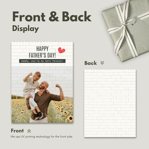 Custom Dad Photo Puzzles Blocks Puzzles - Personalized Picture Puzzle Gifts for Dad - Fathers Day