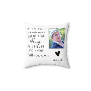 Memorial-Pillow Custom Photo, Sympathy Gift for Loss of Mother, In Loving Memory, Bereavement Gifts, Custom Remembrance Gift, Grief Gifted