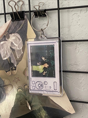 Custom digital camera keychain | kpop, phone charm, celebrity, anime, friendship