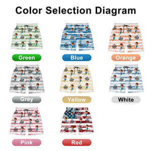 Personalized Photo Beach Shorts - Best Dad Grandpa Ever Gift, Custom Unisex Swim Trunks, Funny Father's Day Present, Summer Vacation Shorts