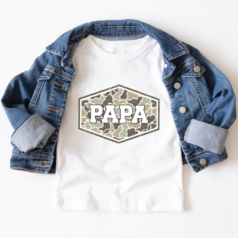 Vintage Camo Dad Bundle Shirt, Dad Camouflage T-shirt, Dad Camo Shirt, Dad Shirt, Retro Daddy Shirt, Father's Day Gift, Dad Shirt