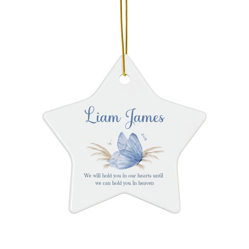 Personalized Angel Baby Memorial Ornament: Child Loss Remembrance Keepsake