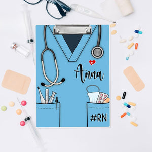 Custom Nurse Clipboard with Name Personalized RN Clipboard for Nurses, Nurse Appreciation Gift, Graduation Gift for RN, LPN, cna