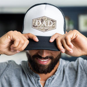 Dad Est 2025 Embroidery Patch, First Father s Day Embroidery Patch, Custom Camo Dad Embroidery Patch, Hat Embroidery