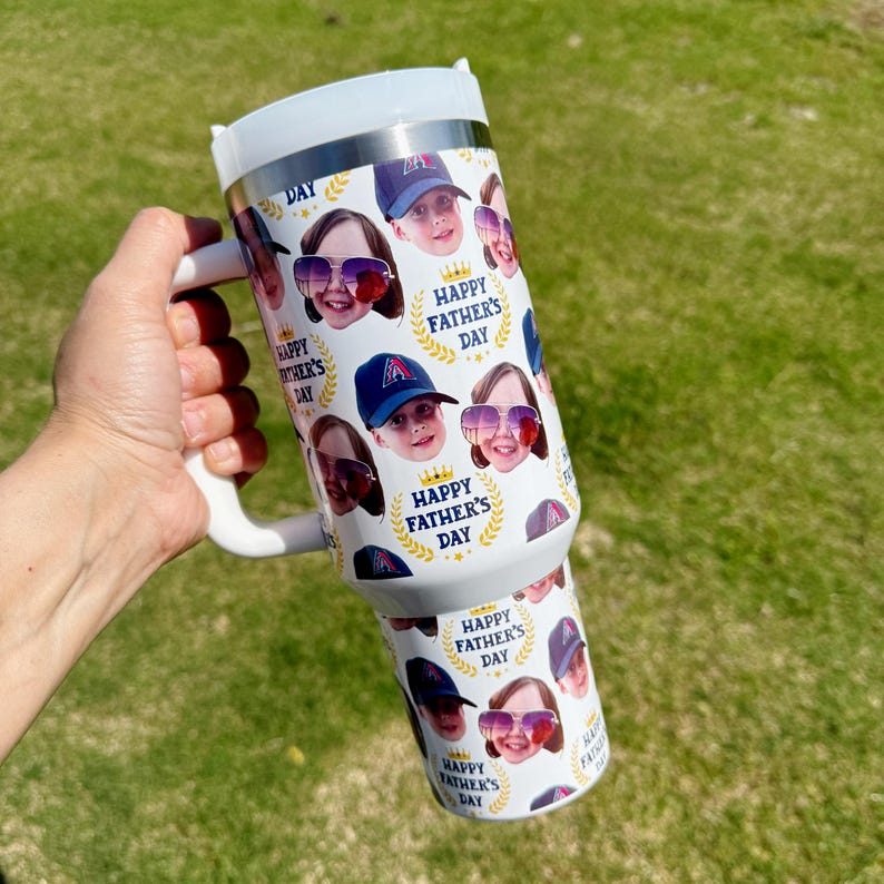 Custom Mother s Day Gift, Personalized Face Tumbler, New Mom Pregnancy Funny Mom Gift, Gift for Dad, Pet Face, Baby Face, Mom Face
