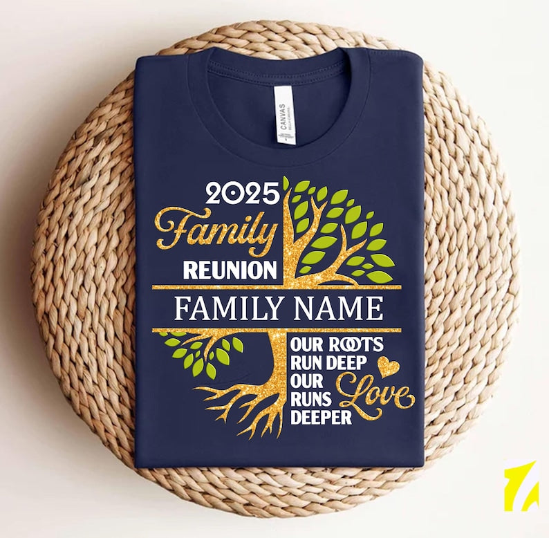 Our Roots Run Deep Shirt, Our Love Runs Deeper Shirt, Custom Family Shirt, Family Reunion Shirt, Family Tree Shirt, Family Name Shirt