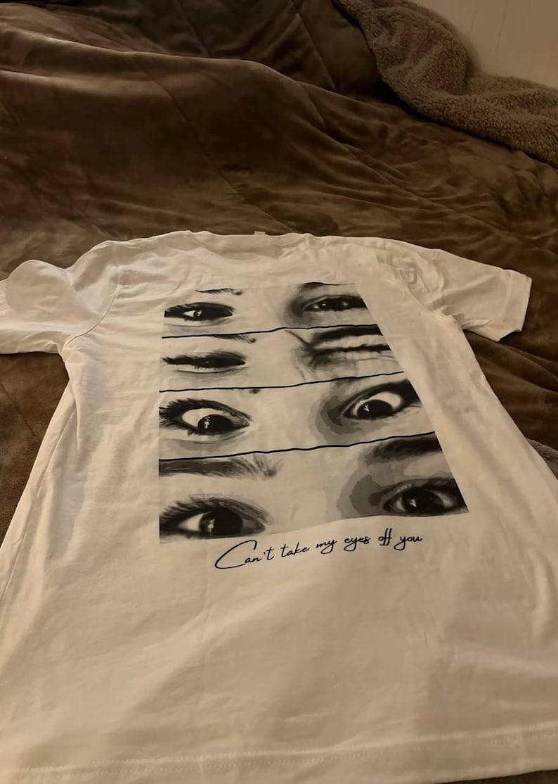 Personalized The Look Of Love Shirt, Eye Shirt, Love Eyes Tee, Eyes Trend T-shirt, Couple Gift