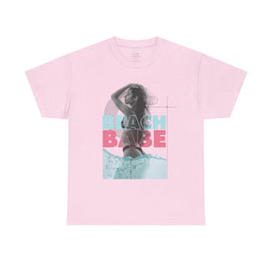 Summer Clothing Beach Babe Cotton Tee, Summer T-Shirt, Beachwear, Vacation Shirt, Casual Outfit, Gift for Her