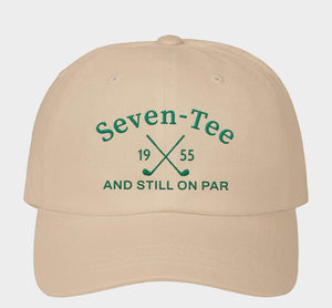 70th Birthday Gift for Men,70th Birthday Golf Hat,Seven-Tee And Still On Par,Grandpa Dad 70th Birthday Gift,Golf Lover Golfing Gift for 70th