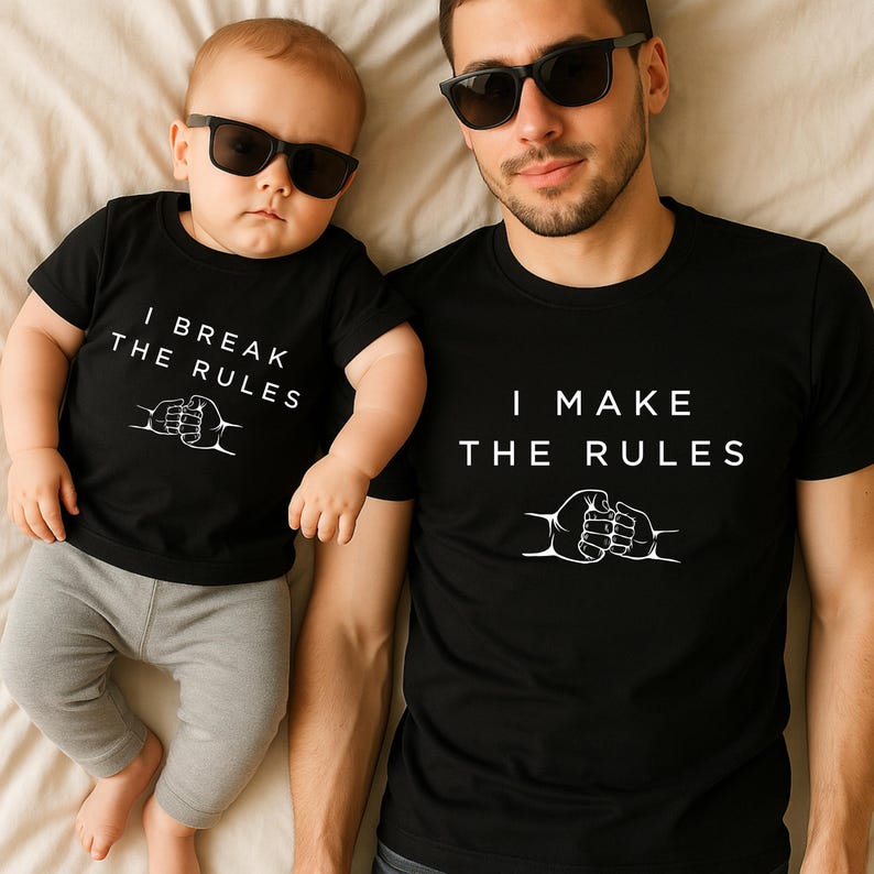 Father and Son Matching Shirts, Father's Day Shirt, Dad and Son, Dad and Baby Matching Outfits, Daddy and Me, New Dad Gift T Shirt Birthday
