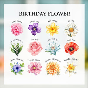 Personalized Friendship Floral Ceramic Vase,Custom Birth Month Flower Vase,Friendship Gifts for Sister/Besties/Best Friend,Decor Gift