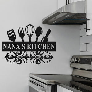 Custom Metal Sign for Kitchen,Personalized Kitchen Wall Decor,Metal Kitchen Sign,Kitchen Wall Art,Metal Cooking Decor,Metal Kitchen Gifts
