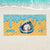 Custom Drip Baseball Beach Towel For Boys, Personalized Ice Cream Drip Boys Baseball Towel With Waffle Print, Baseball Drip Pool Towel Gift