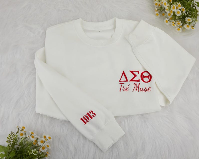 Custom Embroidered Name Sweatshirt,Personalized Delta Sigma Theta Sweatshirt,Delta Sigma Theta Hoodie for Women,DST Cloth Gift for Her il_794xN.6931134646_4x5b.jpg