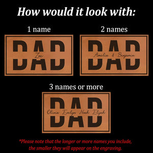 Custom Dad Hat With Kids Names-Personalized Dad Hat-Father's Day Hats-Dad Gift Cap-Dad Gift From Kids-Dad Birthday Gift-Dad Christmas Gift