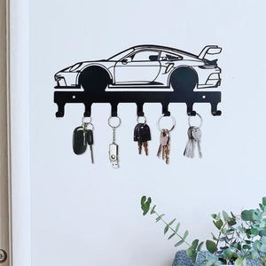 Car Key Holder for Wall | Key Rack for Car Enthusiasts | Wall-Mounted Key Organizer | Hanging Key Hook | Garage or Entryway Decor