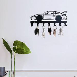Car Key Holder for Wall | Key Rack for Car Enthusiasts | Wall-Mounted Key Organizer | Hanging Key Hook | Garage or Entryway Decor