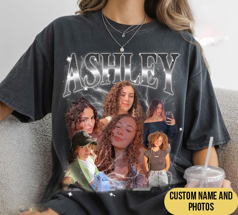 Custom Girlfriend Boyfriend T Shirts, Shirts with Face on it, Bachelorette Bootleg Shirt, Personalized Birthday Gift for Husband