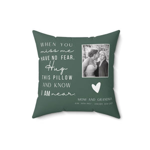 Memorial-Pillow Custom Photo, Sympathy Gift for Loss of Mother, In Loving Memory, Bereavement Gifts, Custom Remembrance Gift, Grief Gifted