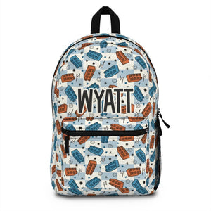 Personalized Backpack blocks, Back to school boys bag Kids toddler Backpack, Gifts for kids Girls and Boys Backpack, custom daycare bag