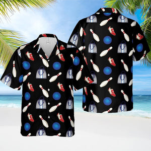 Custom Face Bowling Shirts, Personalized Bowling Hawaiian Shirt, Funny Bowling Shirts, Custom Face Shirts, Gift For Dad Mom, Bowling Lovers