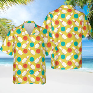 Custom Face Bowling Shirts, Personalized Bowling Hawaiian Shirt, Funny Bowling Shirts, Custom Face Shirts, Gift For Dad Mom, Bowling Lovers