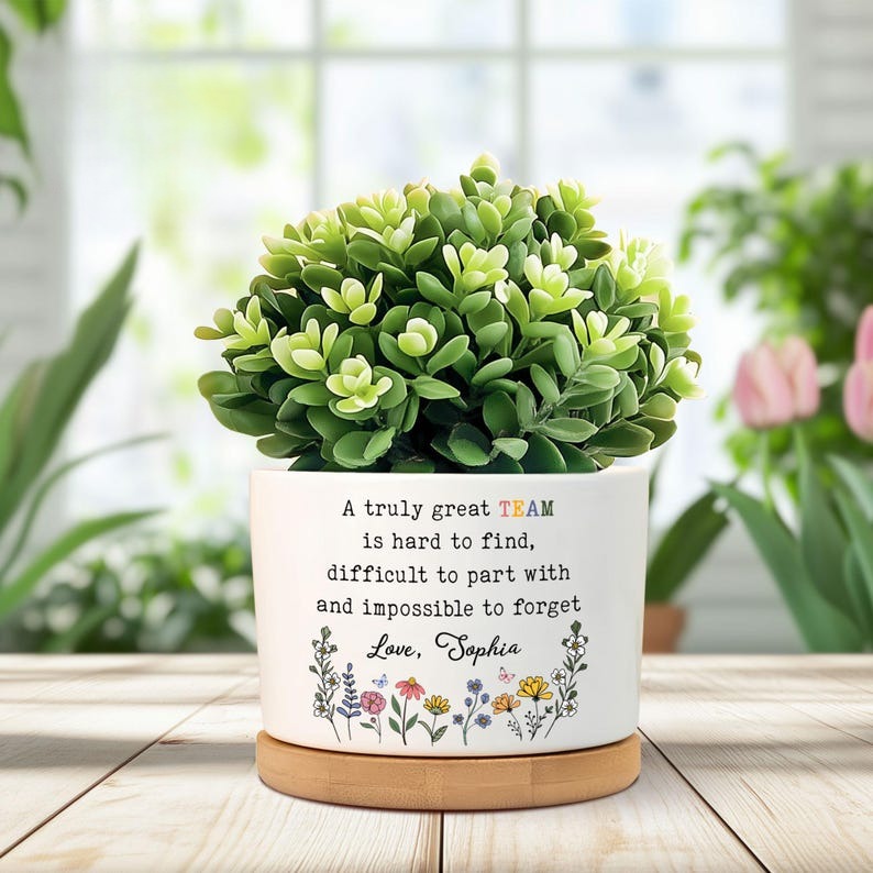 A Truly Great Team Is Hard To Find, Coworker Appreciation Plant Pot, Team Gift, Team Thank You, Employee Appreciation, Coworker, Boss Gifts