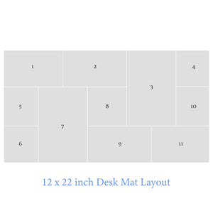 Photo Desk Mat, Personalized Customized Mouse Pad, Office Desk Decor, Computer Workstation Accessories, Photo Gift Idea