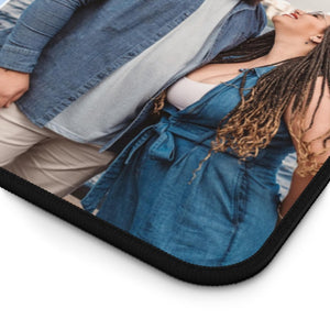 Photo Desk Mat, Personalized Customized Mouse Pad, Office Desk Decor, Computer Workstation Accessories, Photo Gift Idea