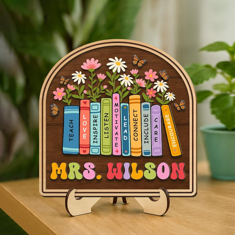 Teacher Appreciation Gifts, Teacher Gift from Class, Personalized Teacher Thank You Gift from Students, End of Year Teacher Gift from Class