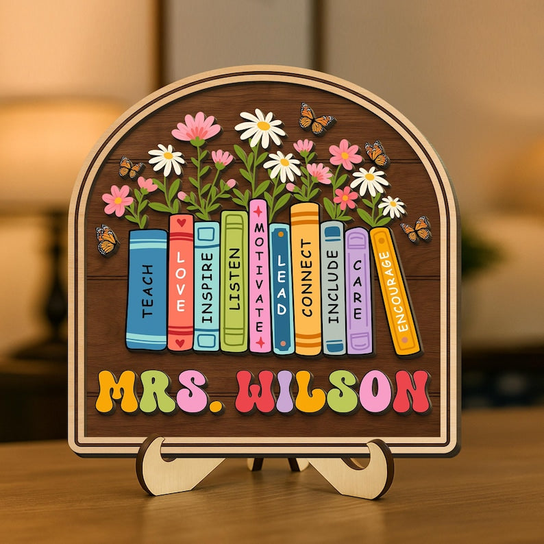 Teacher Appreciation Gifts, Teacher Gift from Class, Personalized Teacher Thank You Gift from Students, End of Year Teacher Gift from Class