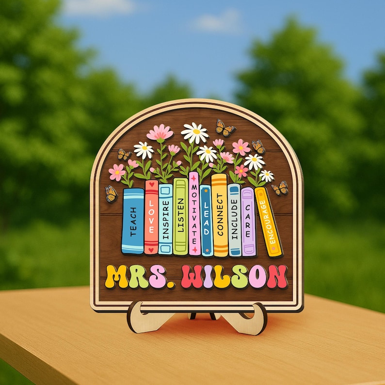 Teacher Appreciation Gifts, Teacher Gift from Class, Personalized Teacher Thank You Gift from Students, End of Year Teacher Gift from Class