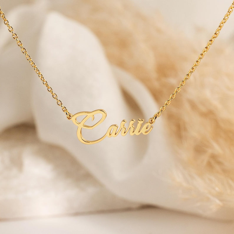 Personalized Name Necklace, Custom Name Necklace, Minimalist Name Necklace, Christmas Gift, Mother's Day Gift, Gift for Her