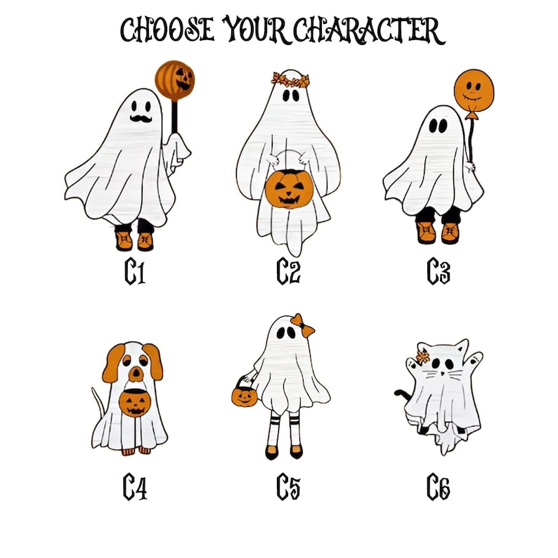 Personalized Halloween Ghost Family Wood Sign, Our Boo Crew, Halloween Family Sign, Cute Halloween Decor, Creepy Kooky Spooky Wall Decor