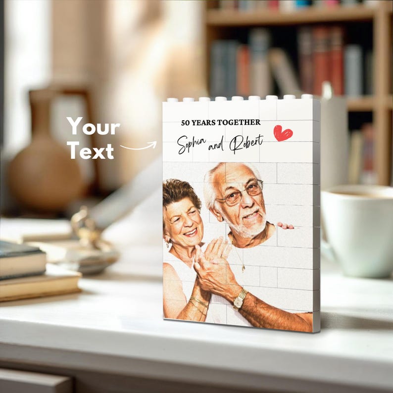 Custom Photo Puzzles Blocks Puzzles First Christmas Gifts - Personalized Anniversary Gifts for Your Loved one