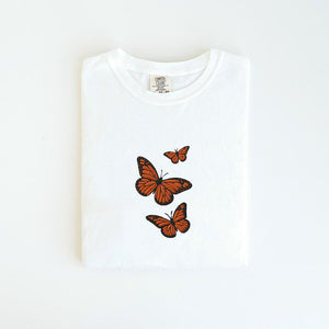 Butterfly Comfort Colors Tee, Embroidered Butterfly Shirt, Minimalist Shirt, Embroidered Tee, Embroidered Shirt, Custom Shirt, Retro Shirt il_794xN.6947810500_cb7i_6a6b2b56-134e-4025-9ea4-db9ba1fcdf79.jpg
