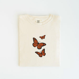 Butterfly Comfort Colors Tee, Embroidered Butterfly Shirt, Minimalist Shirt, Embroidered Tee, Embroidered Shirt, Custom Shirt, Retro Shirt il_794xN.6947810662_j37j_28cb9aef-3f40-489f-a25f-0a1191d008d7.jpg