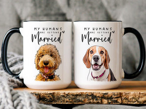 Custom Engagement Pet Mug, Engagement Pet Gift, Gifts for bride to be, Bachelorette Gift,Bridal Shower Gift, Engaged Mug, Newly Engaged Gift