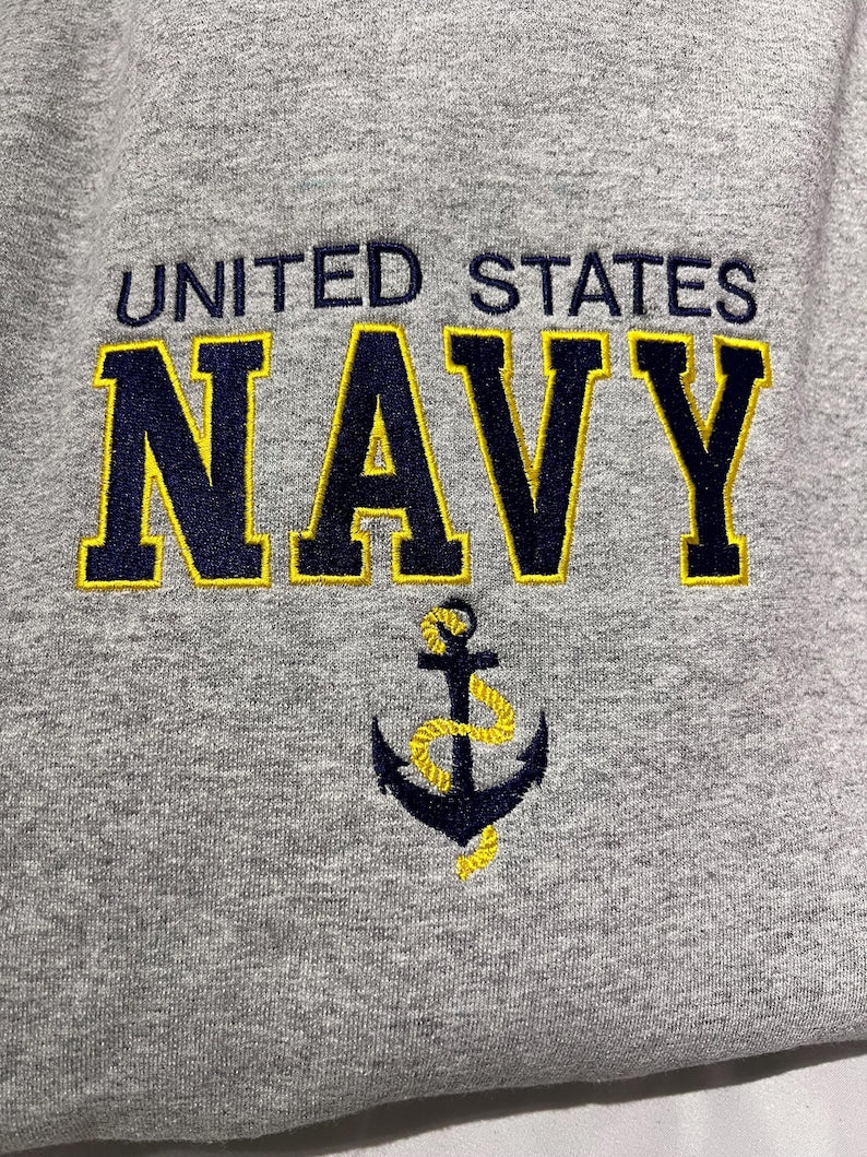 Embroidered US Navy Sweatshirt with Anchor Military Pride Pullover Navy Veteran Gift Patriotic Crewneck Unisex Armed Forces Sweater il_794xN.6948961661_3x4r.jpg