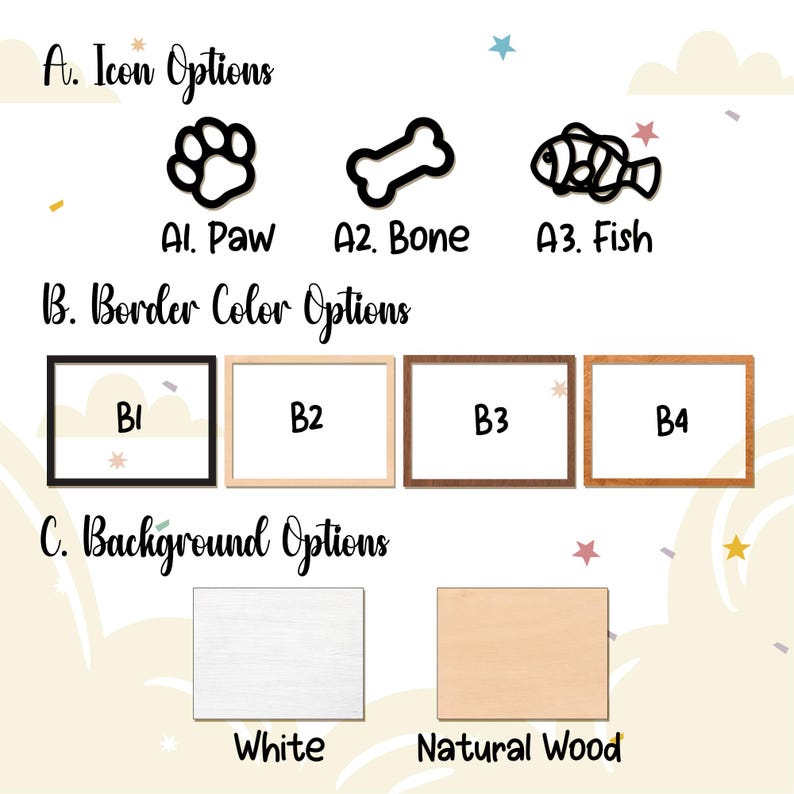 Personalized Cat Memorial Wood Frame With Collar Holder, Custom Dog Loss Gift, Wooden Pet Sympathy Sign, Cat Dog Memorial Gift, Pet Keepsake