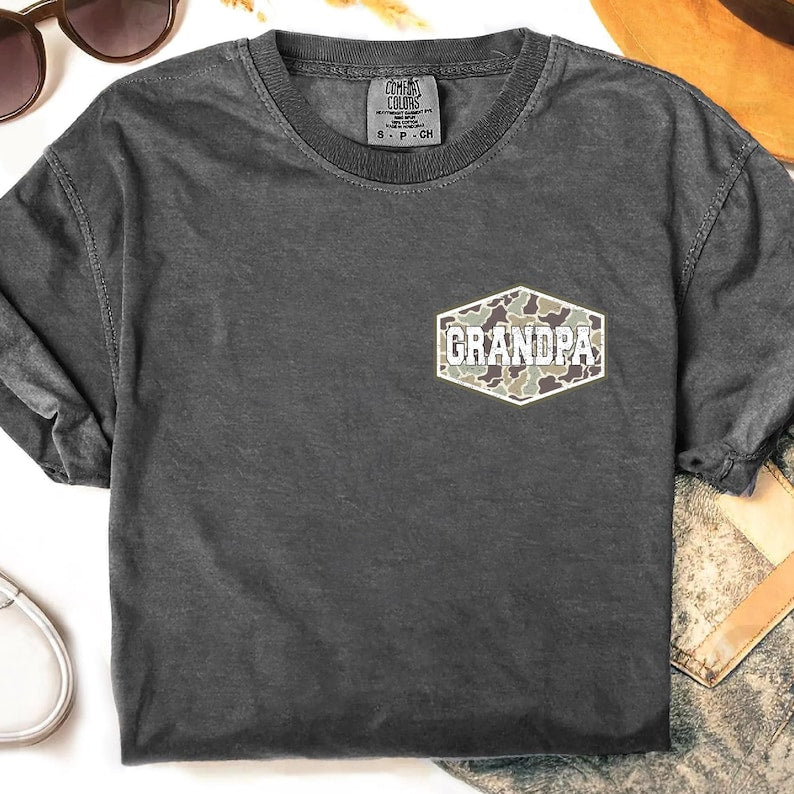 Vintage Camo Dad Bundle Shirt, Dad Camouflage T-shirt, Dad Camo Shirt, Dad Shirt, Retro Daddy Shirt, Father's Day Gift, Dad Shirt