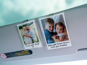 Custom Photo Car Visor Clip, Personalized Gift For Him Anniversary, Drive Safe Gift, Car Photo Frame, Couples Keepsake Unique, Couples Gift