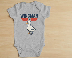 Daddy and Me Funny Shirts, Dad Baby Matching Shirts, Top Goose and Wingman Tshirt, Fathers Day Dada Mini Outfit, Dad Son Shirt, Dad Boy Tee