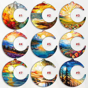 Personalized Mom Dad Memorial Suncatcher, Loss Of Dad Sympathy Gift, Memorial Suncatcher, Mother in Heaven, Memorial Gift, Dad Remembrance