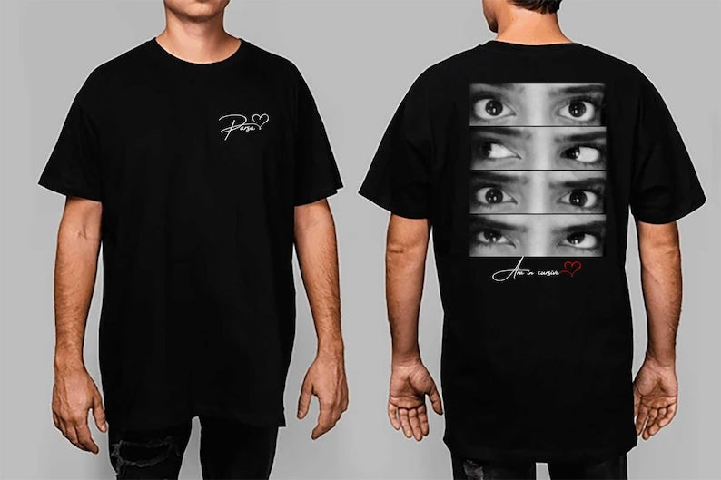 Personalized The Look Of Love Shirt, Eye Shirt, Love Eyes Tee, Eyes Trend T-shirt, Couple Gift