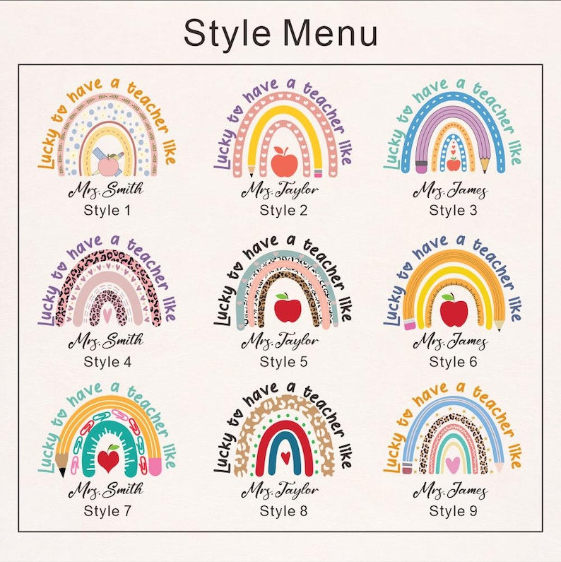 Thank You For Helping Me Grow Flower Pot, Custom Plant Pot for Teacher, Rainbow Ceramic Flower Planter Pot, Succulent Planter,Thank You Gift