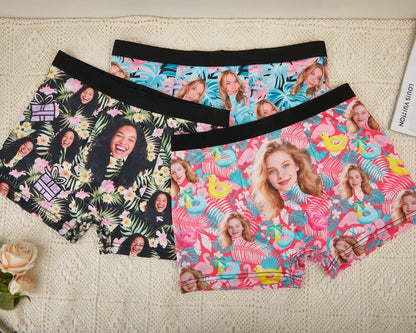 Personalized Underwear for Men, Custom Boxers with Picture, Underwear with Photo, Personalized Boxers, Face Boxer, Gifts for Boyfriend